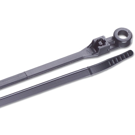 Ancor Cable Tie, 6 in L, 1-3/8 in Max Bundle Dia., Black, Nylon 6/6, 40 lb Strength 199252